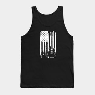 Guitar American Flag b Tank Top